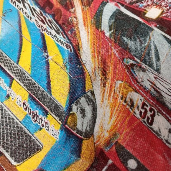 NASCAR Bristol Motor Speedway Sharpie 500 2007 Race 3XL T Shirt Red Auto RacingG - Picture 8 of 13